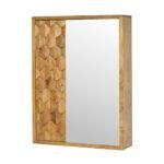 Forma Pineapple Carved Mirror Cabinet — product photograph