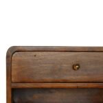 Lina Curve Floating Bedside — Chestnut — product photograph