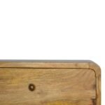 Forma Two-Drawer Floating Bedside — Natural — product photograph
