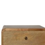 Lina Curved Bedside — Natural — product photograph