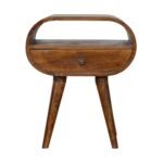 Forma One-Drawer Bedside — Chestnut — product photograph
