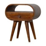 Forma One-Drawer Bedside — Chestnut — product photograph