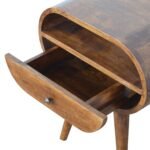Forma One-Drawer Bedside — Chestnut — product photograph