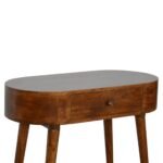 Albion Slim Console — Chestnut — product photograph